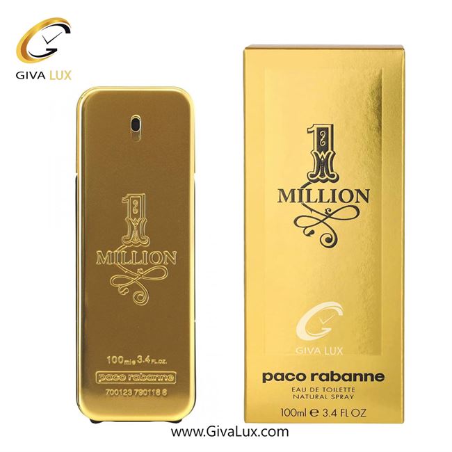  ادو تویلت مردانه پاکو رابان اورجینال مدل Paco Rabanne 1 Million | وان میلیون حجم  100 میل